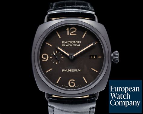 panerai radiomir 505|Panerai Radiomir Composite Black Seal PAM 505.